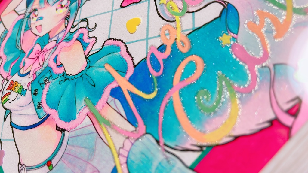 【あの頃BLUE】額装原画