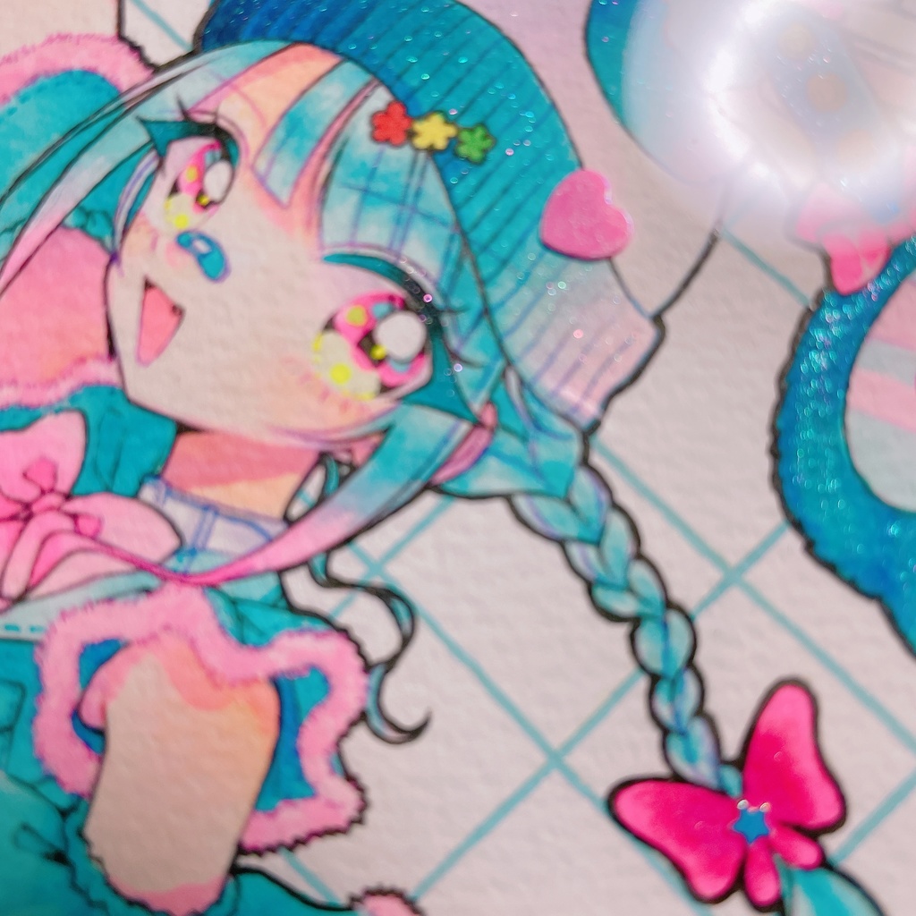 【あの頃BLUE】額装原画