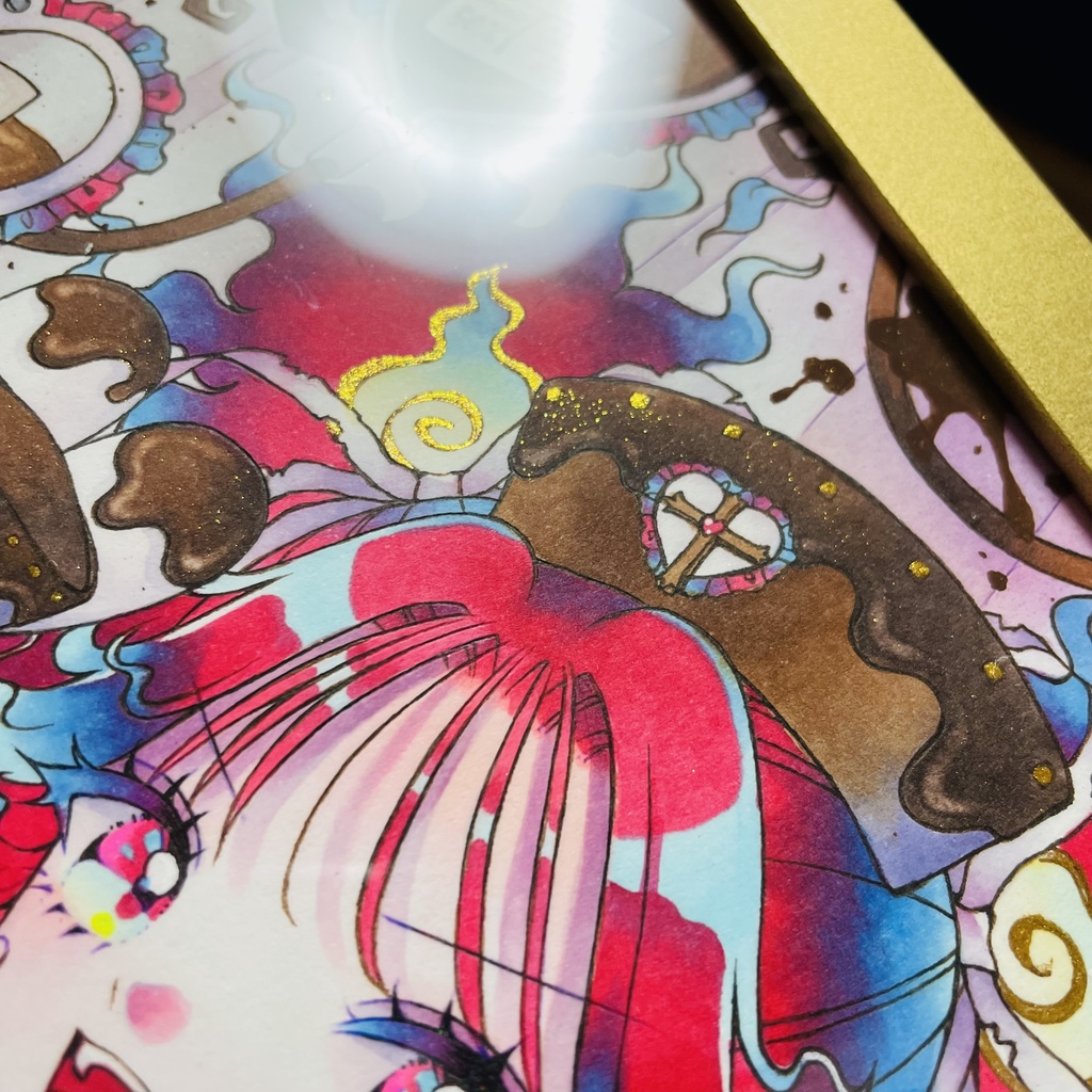 A4サイズ原画「chocolate deficiency」🍫🏥