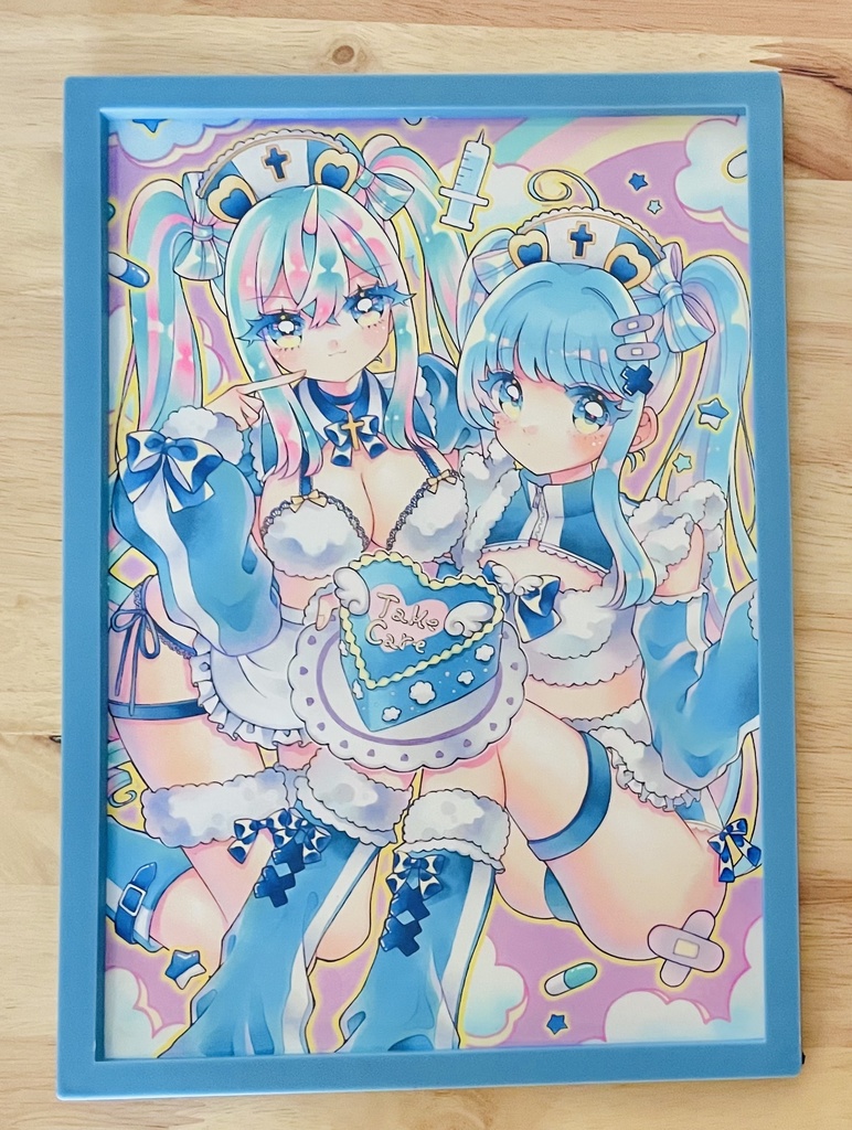 B5サイズ原画💊「お大事に♡」