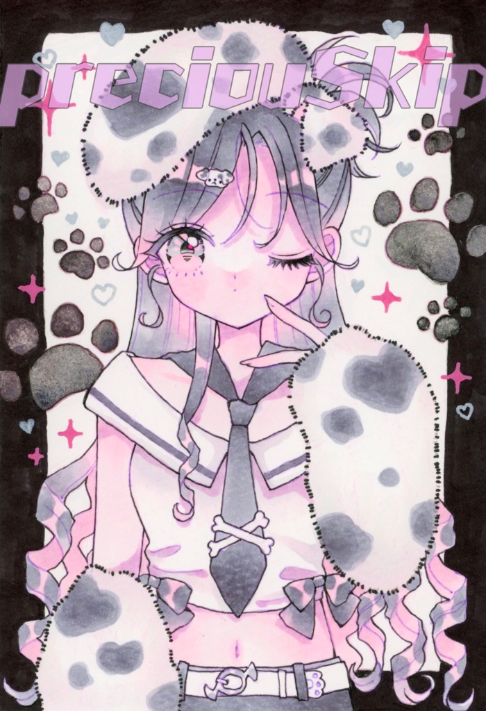 ハガキサイズ◆簡易イラストオーダー(6月中旬ごろまでに発送予定)