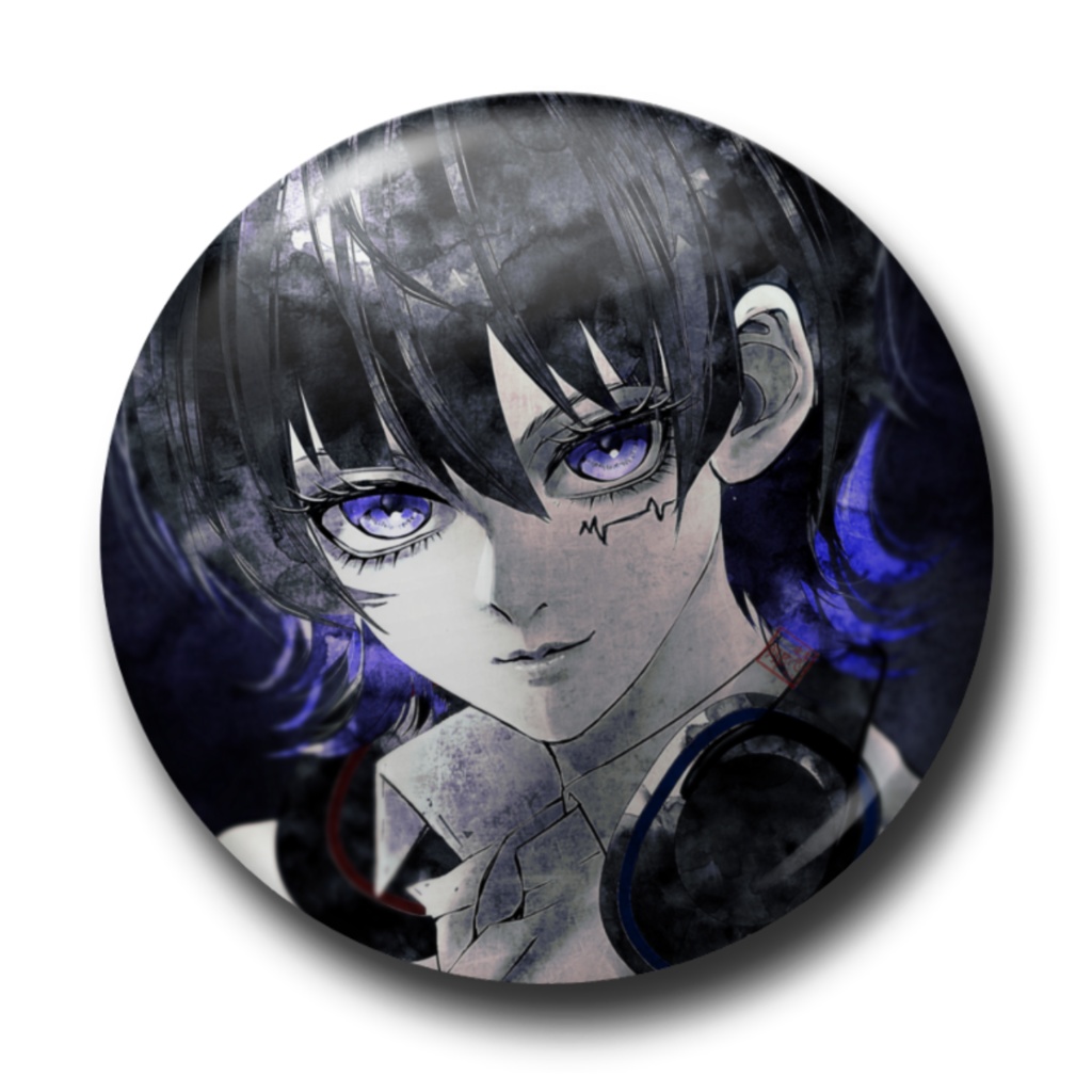 黒乃いず缶バッジ