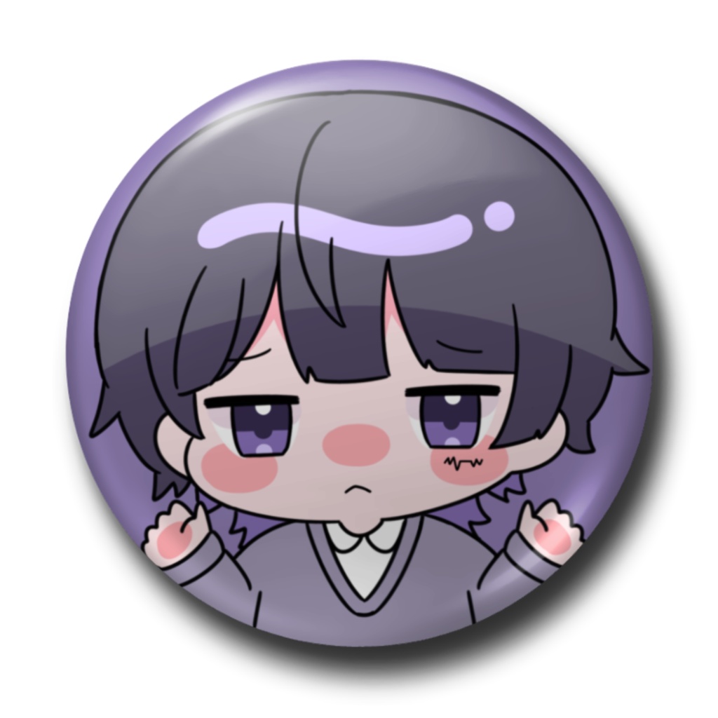 黒乃いずデフォルメ缶バッジ