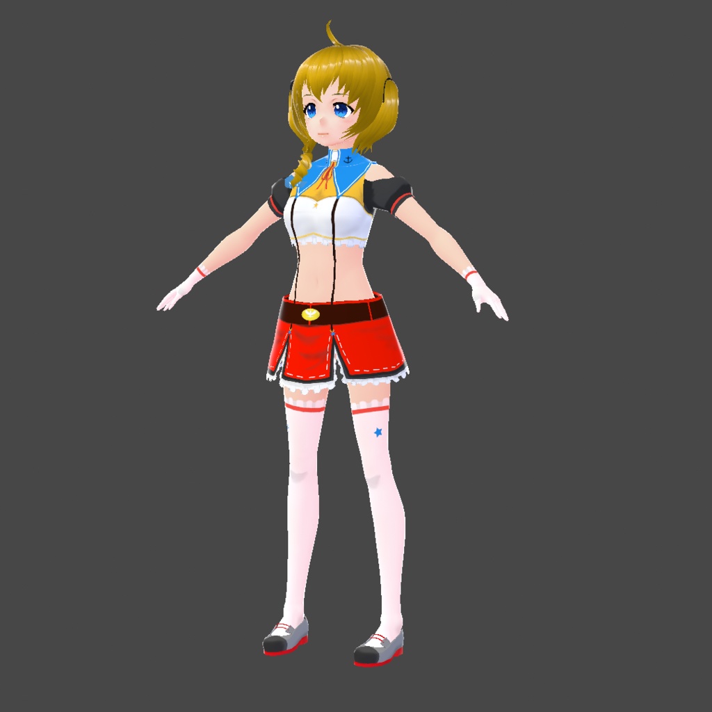 VRoid駆逐艦ギアリング用衣装・艤装セット