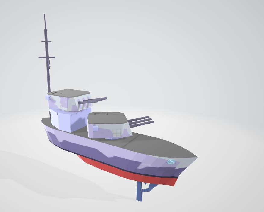 戦艦少女R 重巡洋艦クインシー VRoidStudio用衣装+付属品セット