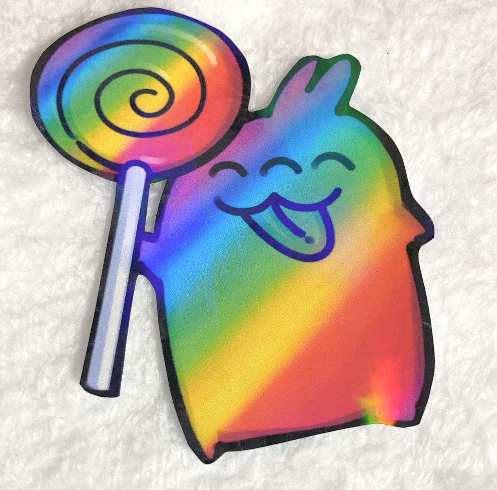 デカ☆キラ 三ﾂ目うさぎステッカー