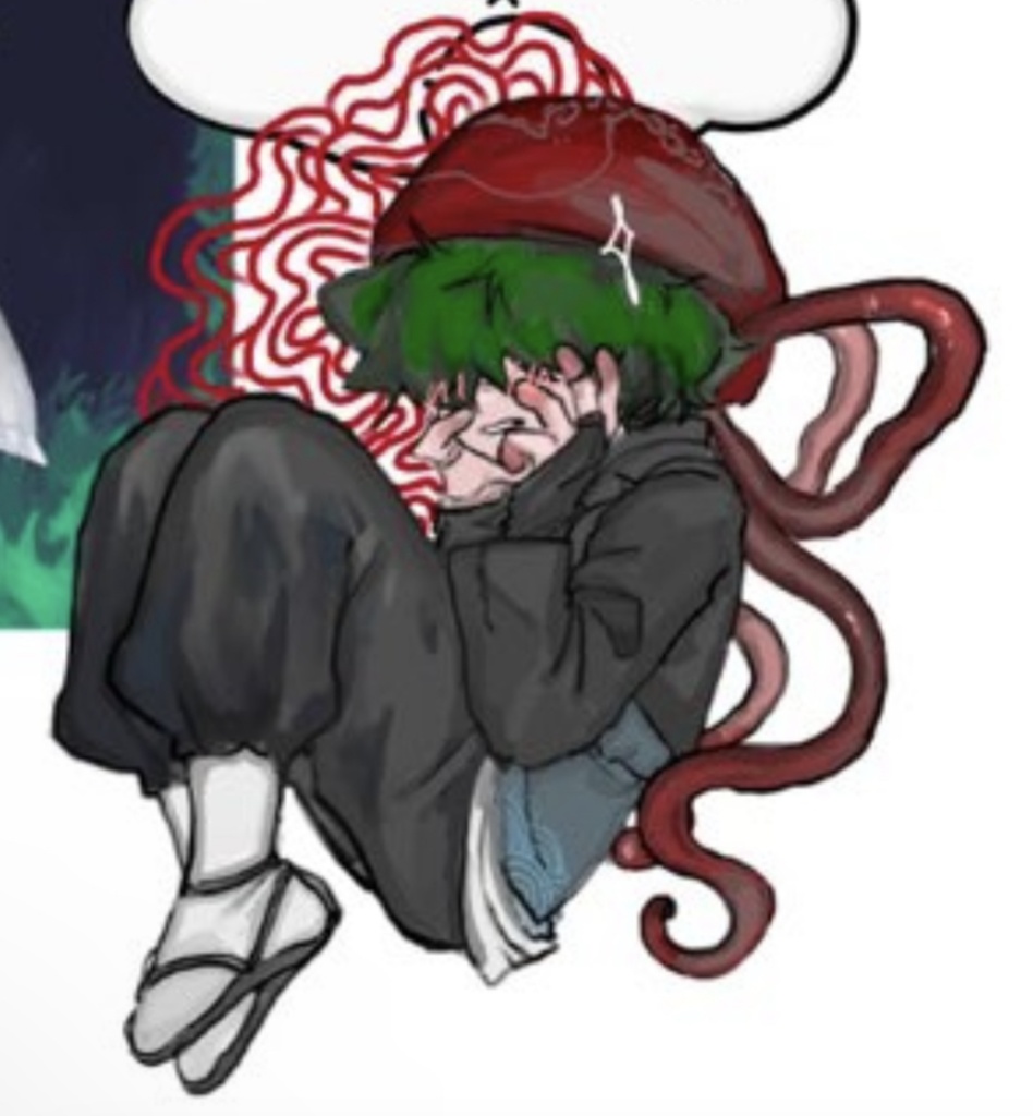 蛸　ステッカー