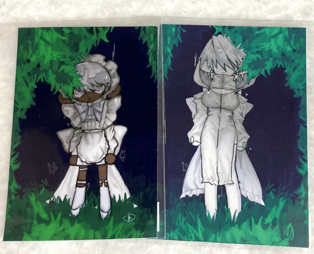 庭師くんと蚕さんステッカー