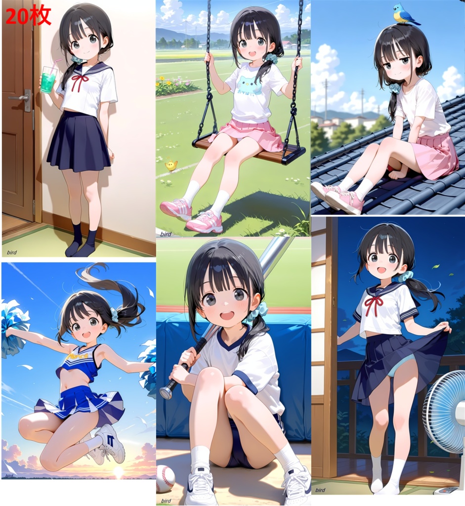 あずさちゃん（お試しイラスト集）