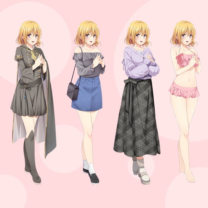 【立ち絵素材】金髪ショートの魔法使い少女 フルセットPSDパック