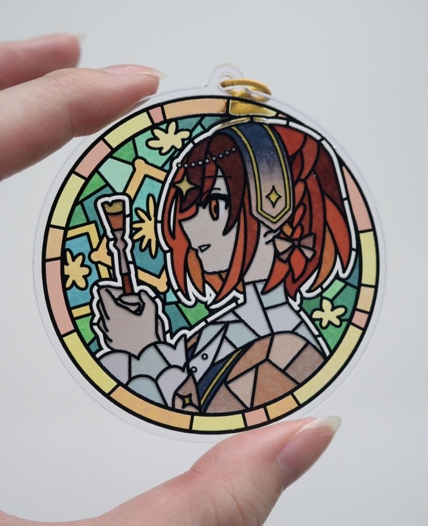 【受注生産】ステンドグラス風アクキー