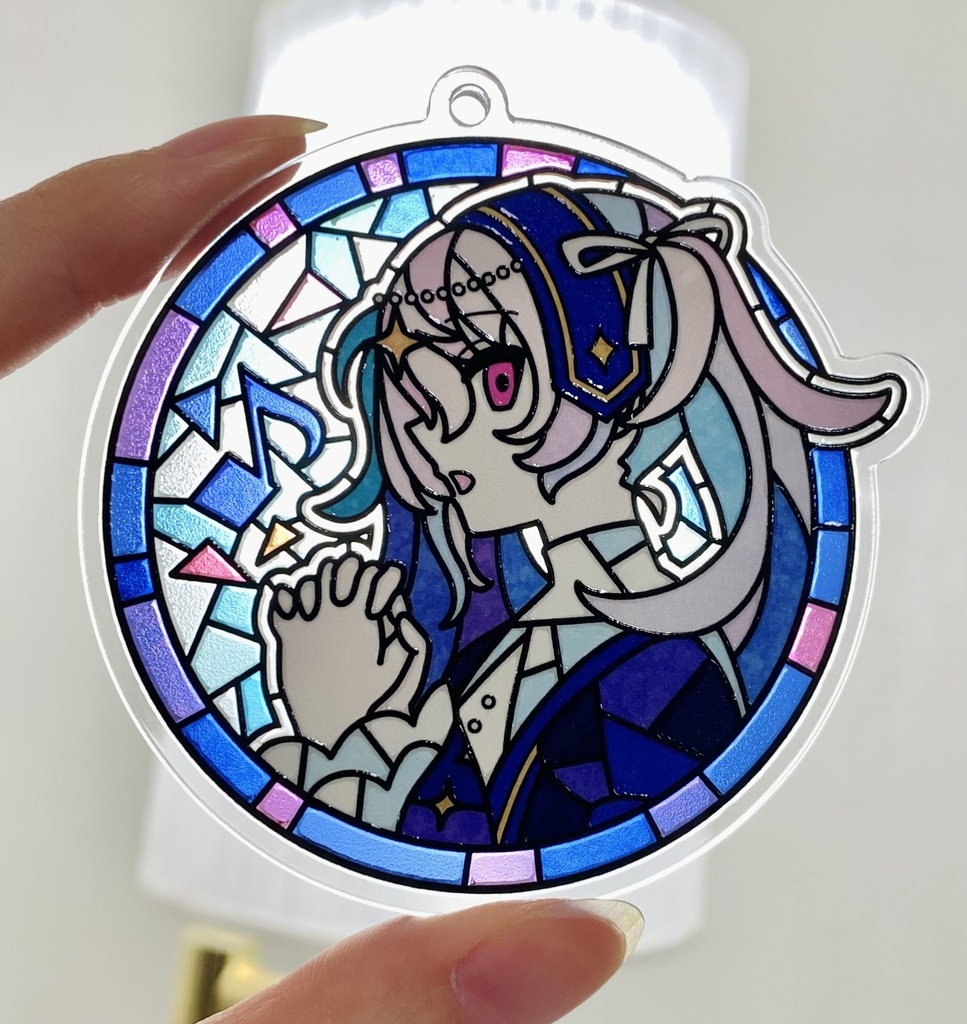 【受注生産】ステンドグラス風アクキー