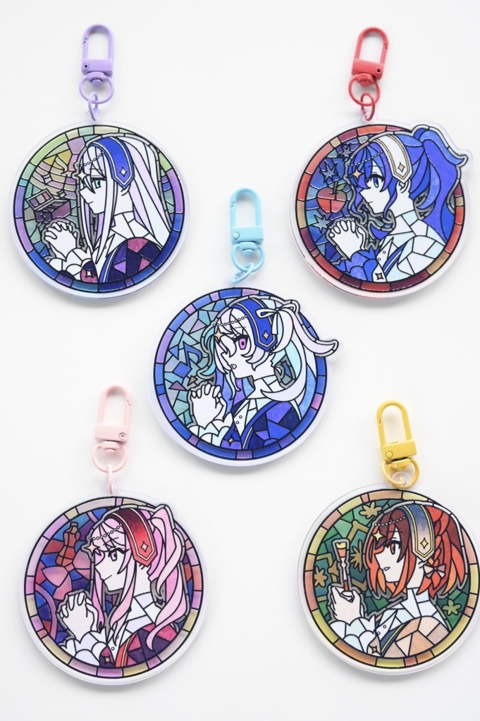 【受注生産】ステンドグラス風アクキー