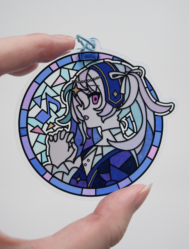 【受注生産】ステンドグラス風アクキー
