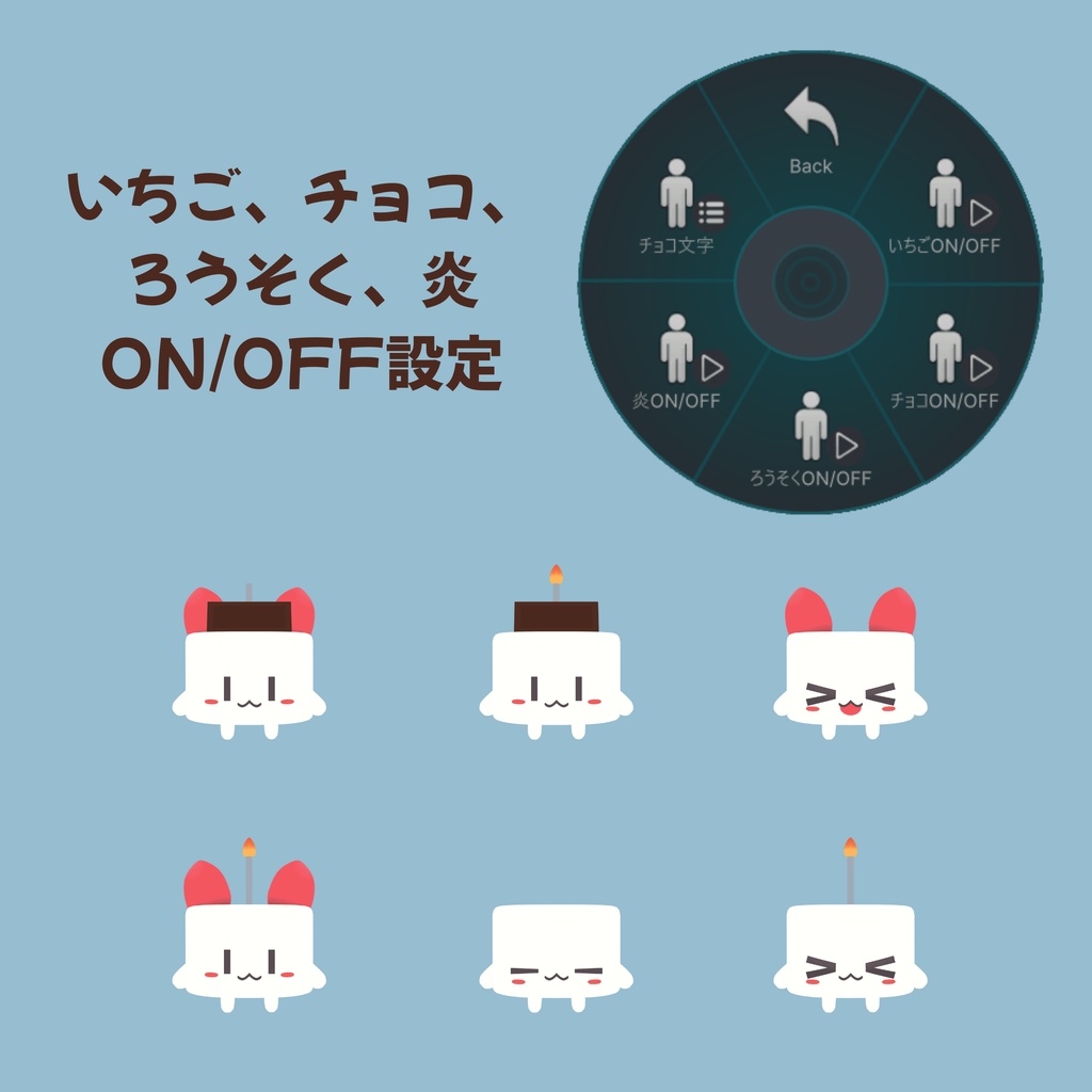 【記念セール中✨】オリジナル3Dモデル『Cakenyan』