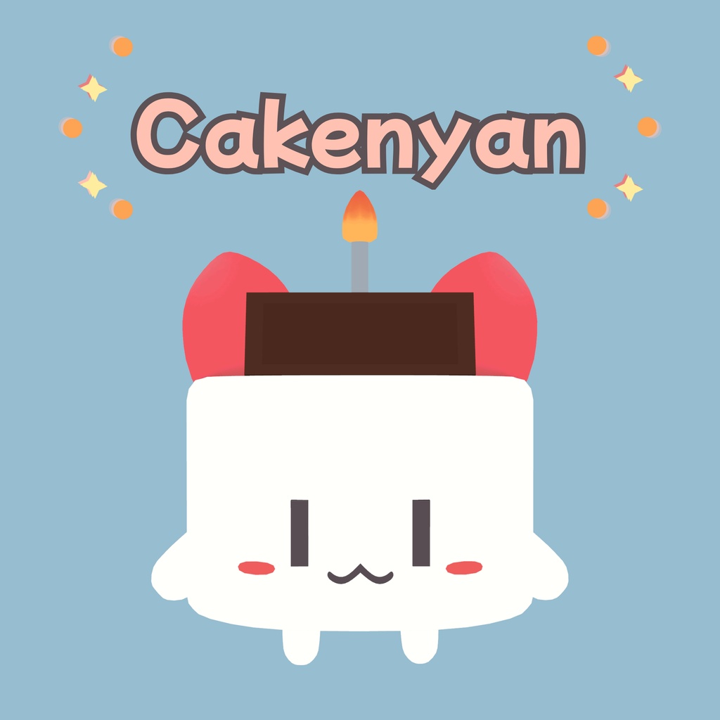 【記念セール中✨】オリジナル3Dモデル『Cakenyan』