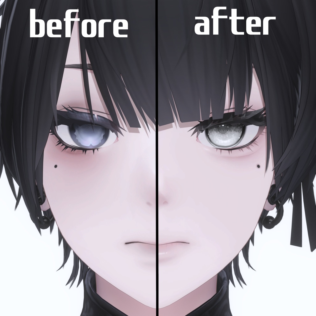 【泣夜/Nakiya】誓約make UP &eye texture Set【12color】