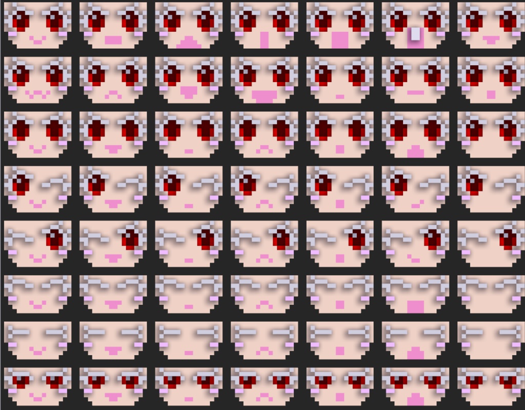 ボクセルモデル「シルク・プラム=ラパン」