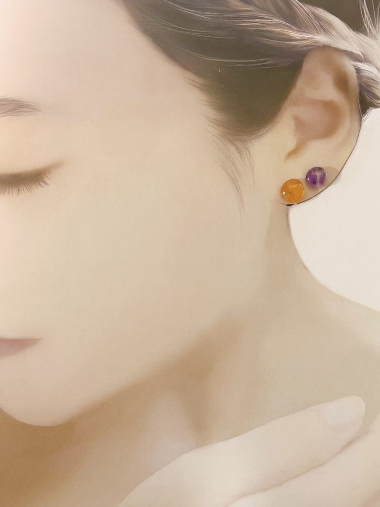 【FF14】推し色封入の概念イヤリング/ピアス