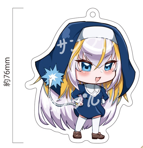 シスタープラチナアクリルキーホルダー