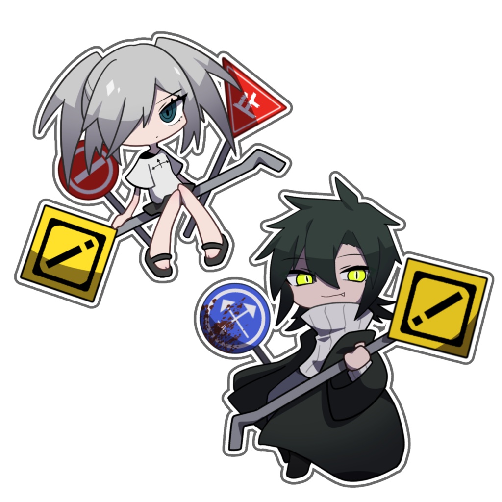 ひくつき+うわばみ アクリルキーホルダー
