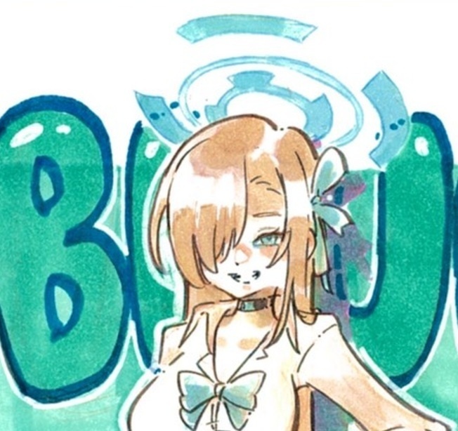 【直筆色紙】 アスナ(ブルーアーカイブ)※フェルが描いています