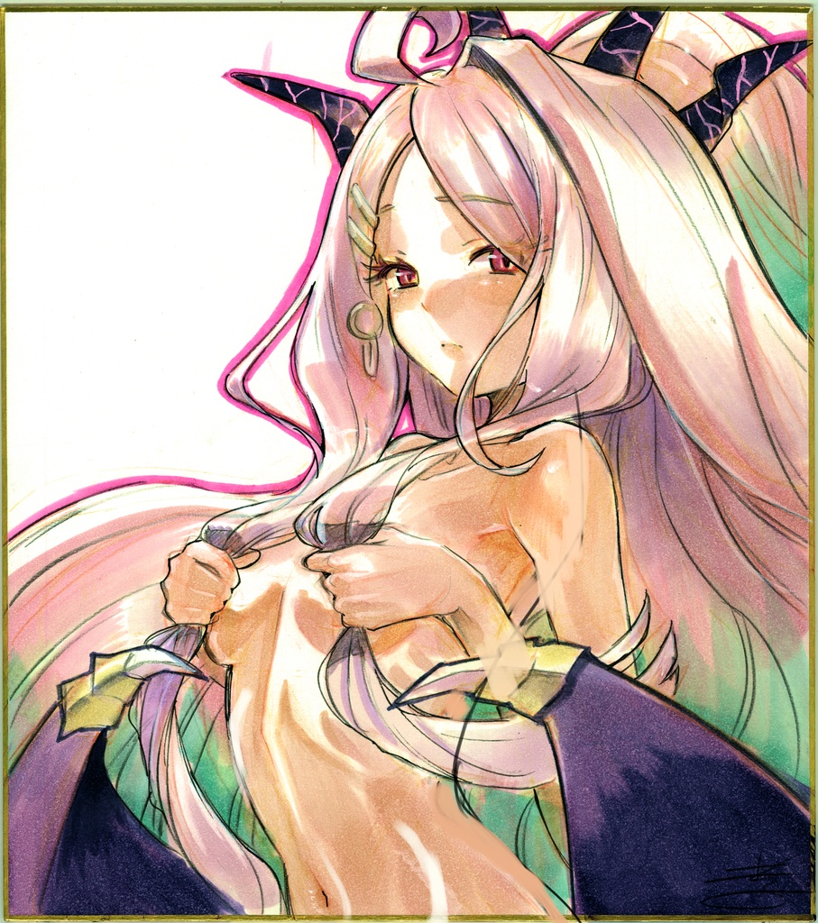 【直筆色紙】　空崎ヒナ（ブルーアーカイブ） ※セクシー仕様