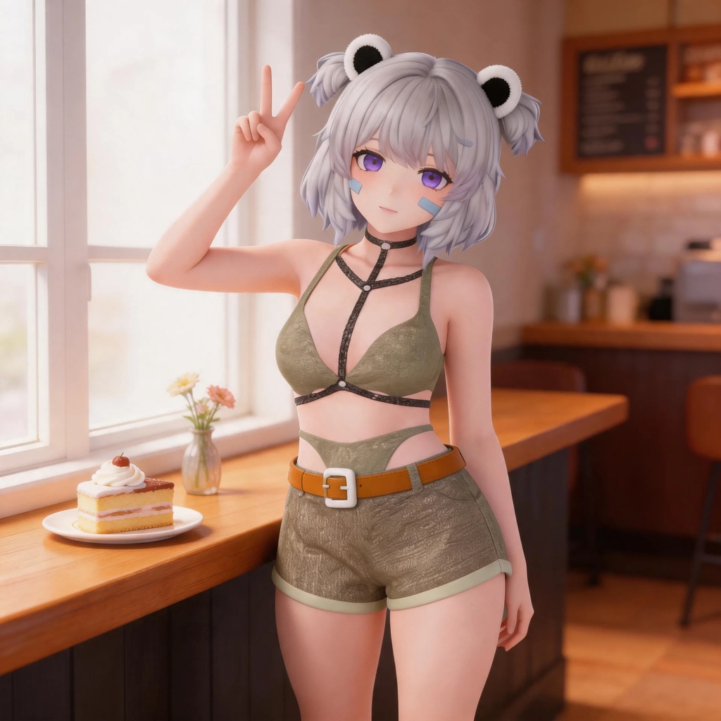 【3色セット】ストレイキャット・セット - Stray Cat Outfit - 23アバター対応 / 原创3D服装