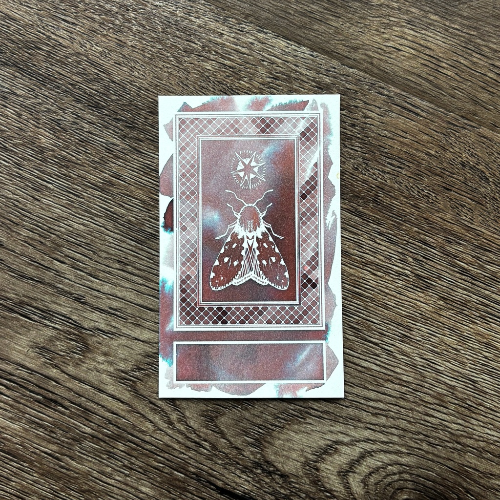 インクカード『悪女の蛾標本』