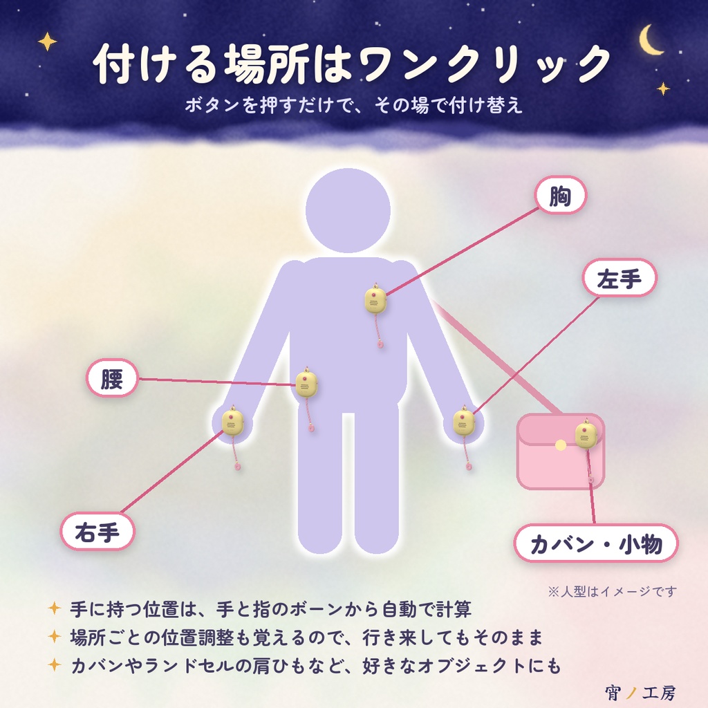 【発売記念セール¥200】【VRChat】【MA対応】宵ノ防犯ブザー|ピンを引くと鳴る・光るアバターギミック