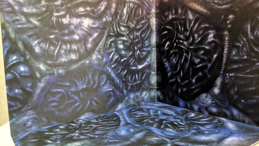 石化洞窟背景ボード