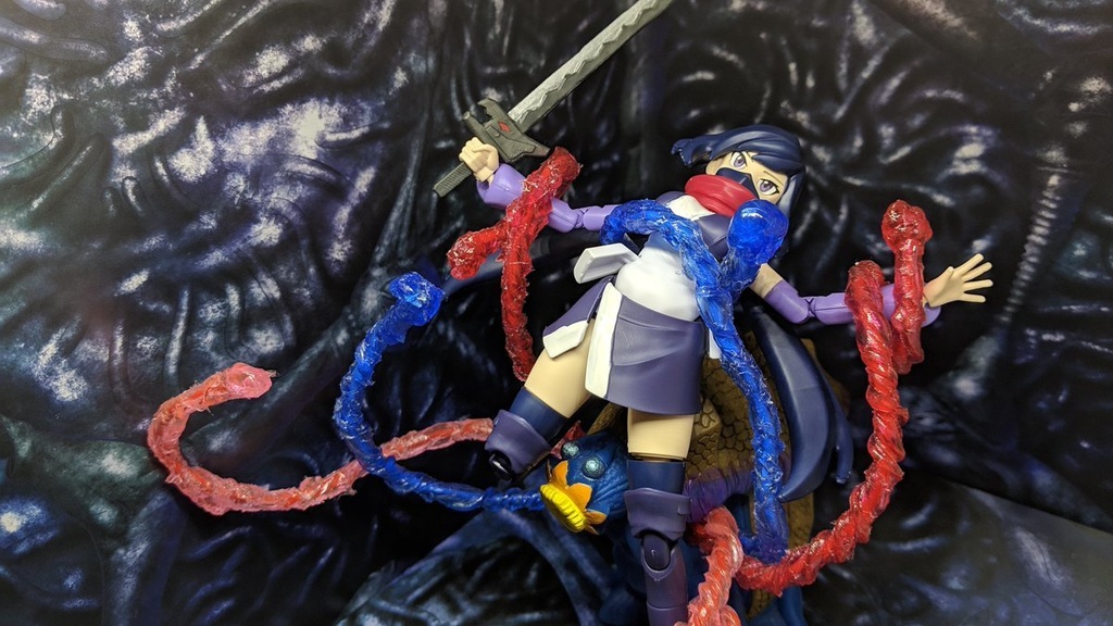 石化洞窟背景ボード