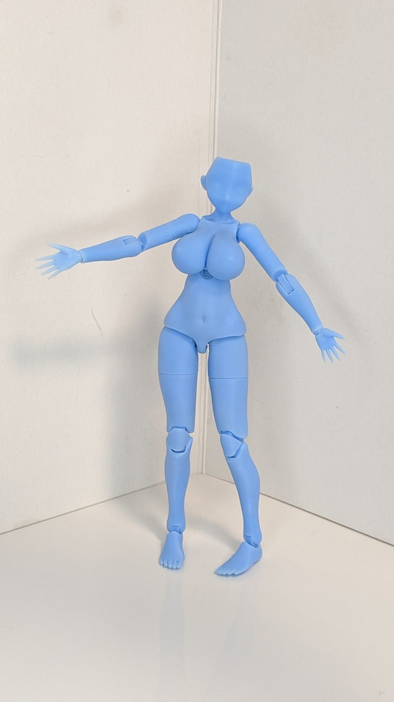 メガミデバイス用青肌素体「AO-001」スサノヲ/アマテラスサイズ