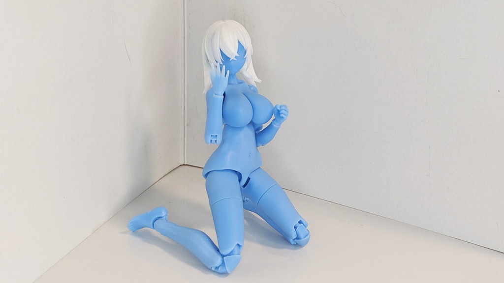 メガミデバイス用青肌素体「AO-001」スサノヲ/アマテラスサイズ