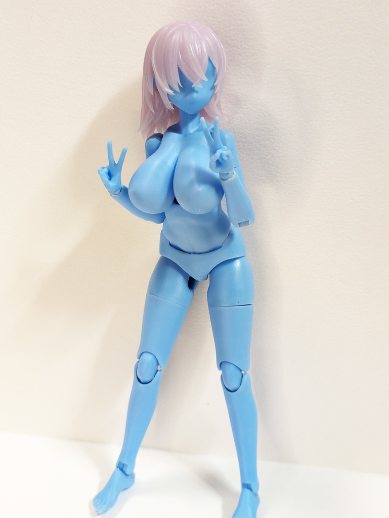 【受注】メガミデバイス用青肌素体「AO-002」スサノヲ/アマテラスサイズ