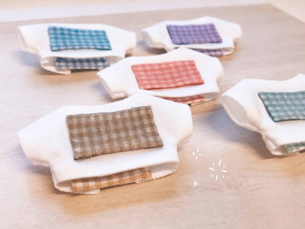 バックリボン🎀チェックカラー