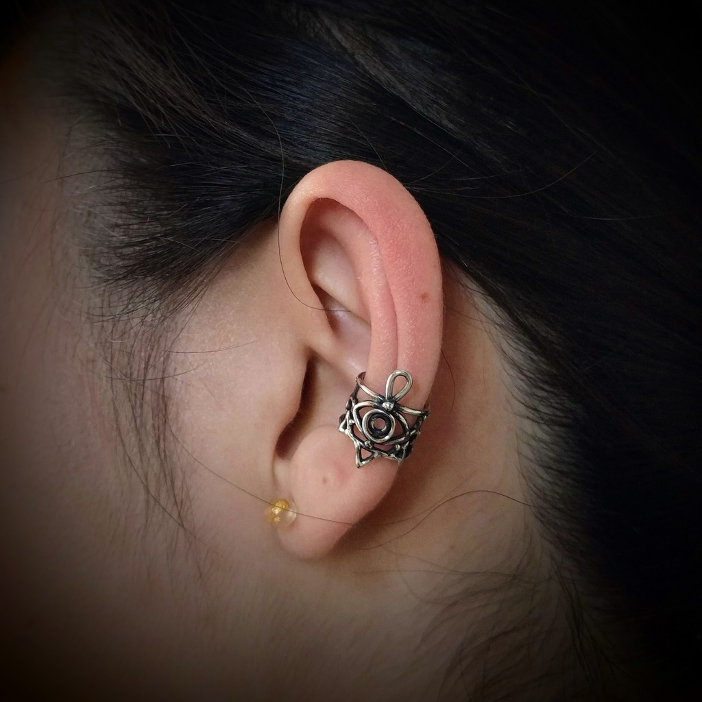 紋章イヤーカフ