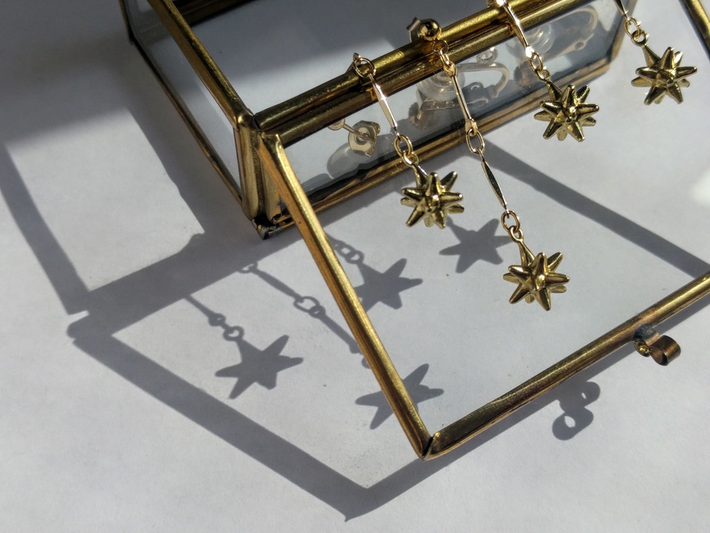 星のかけらの耳飾り