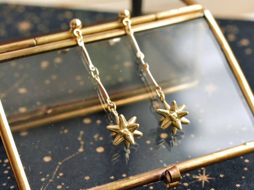 星のかけらの耳飾り