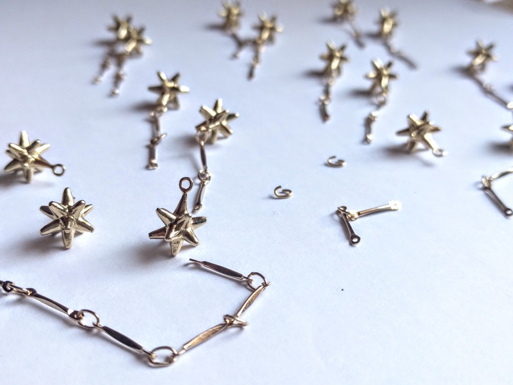 星のかけらの耳飾り