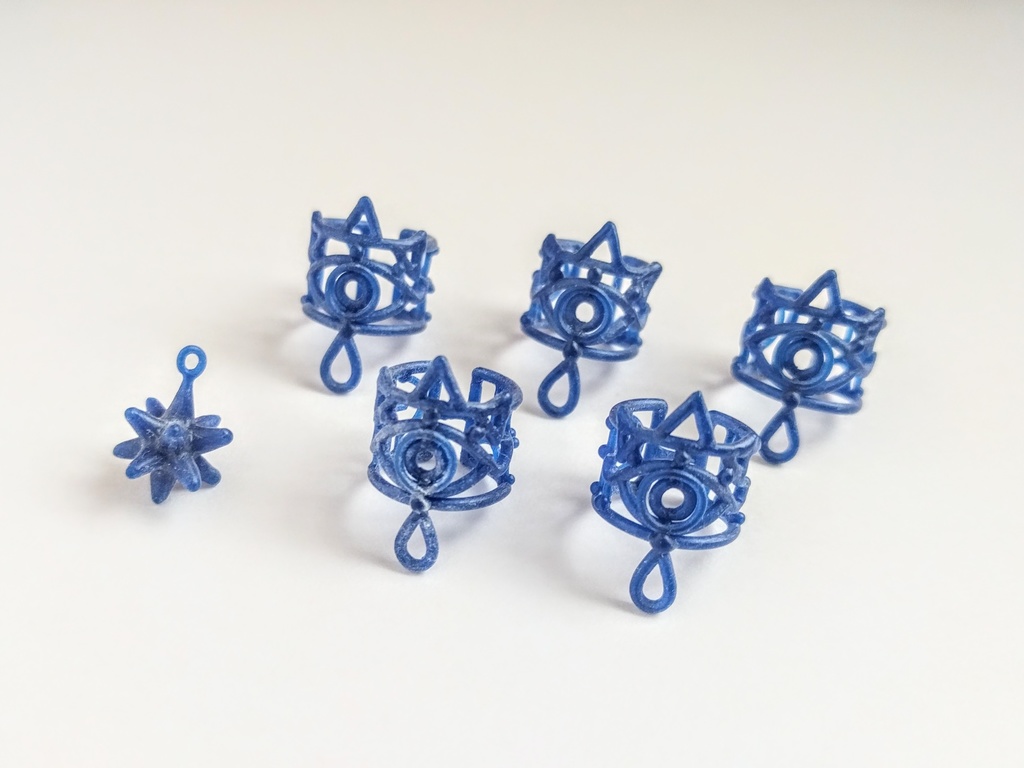 星のかけらのY字ネックレス