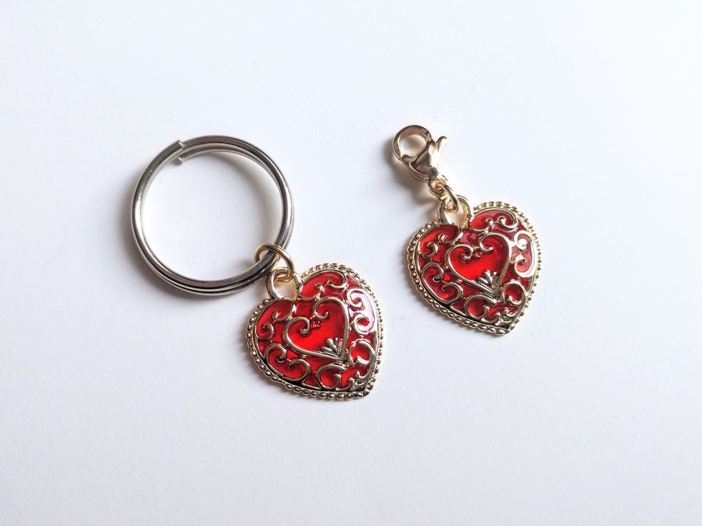 ハートのチャーム