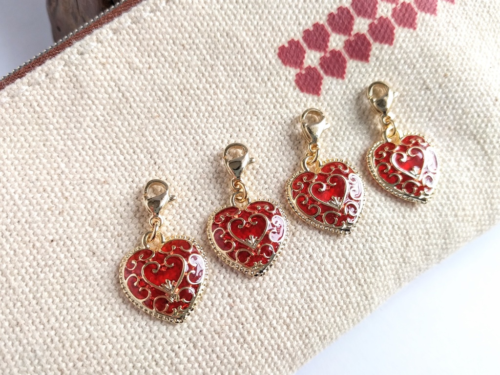 ハートのチャーム