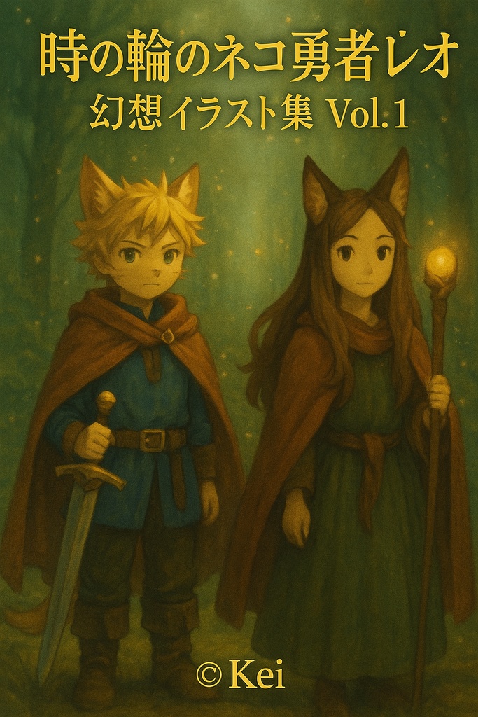 『時の輪のネコ勇者レオ 幻想イラスト集 Vol.1』
