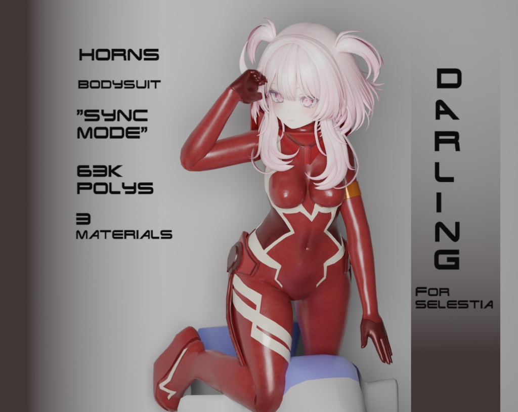 VRChat Outfit "Darling" for Selestia  VRC衣装「ダーリン」 for セレスティア