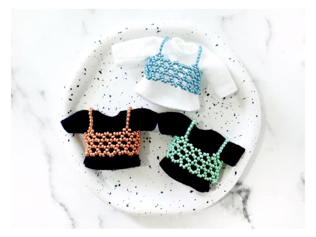 ビーズビスチェ oshiiro ver.