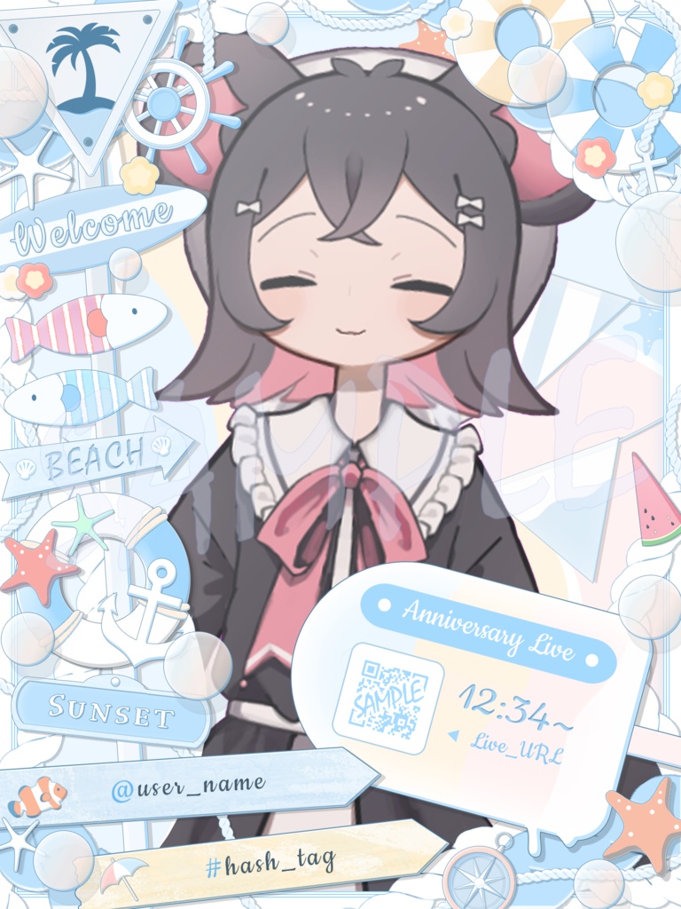 【Seaside Days】コンプリートセット【SNS宣伝画像&限定色入り!】