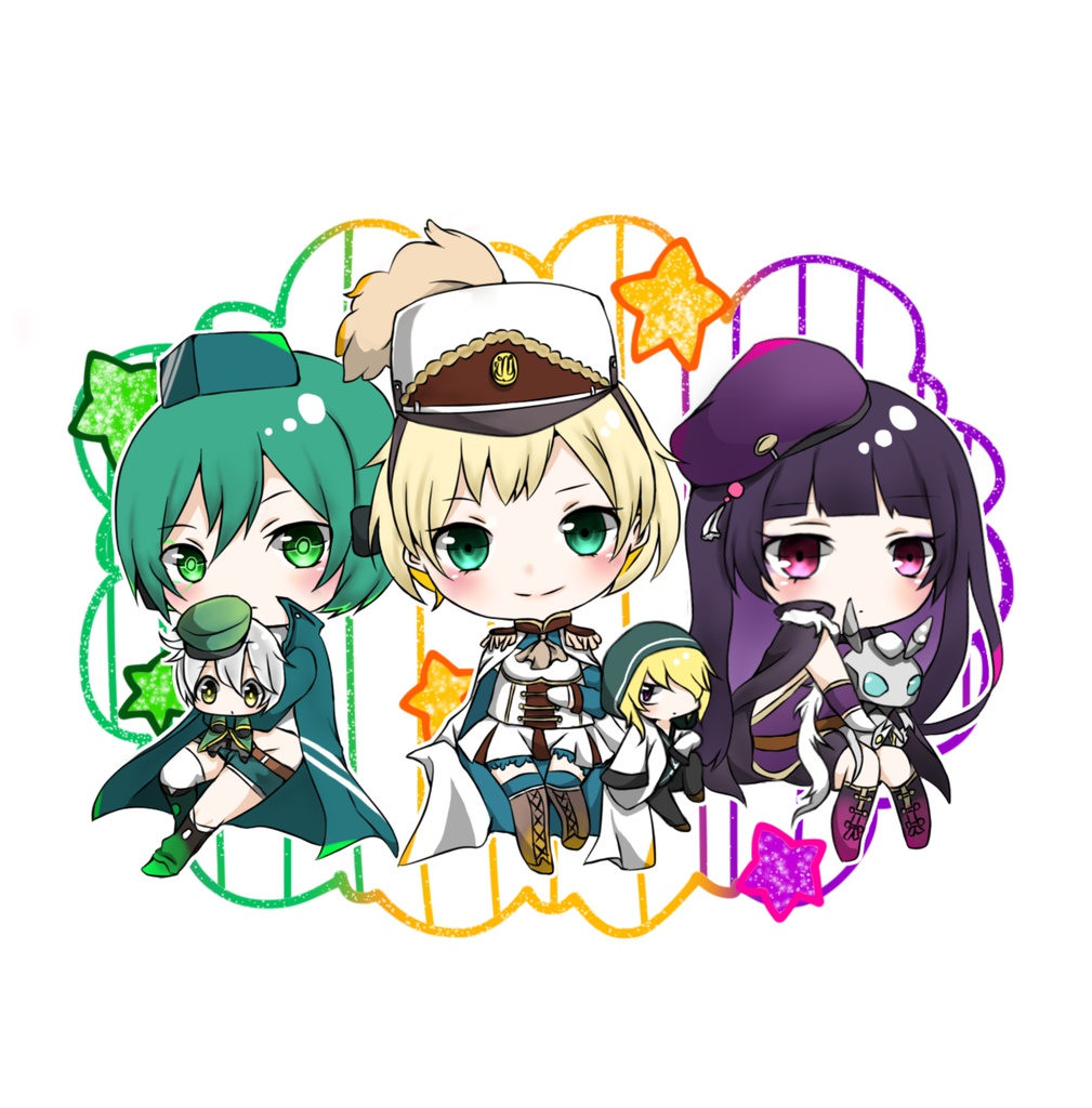 聖人女子組アクリルキーホルダー