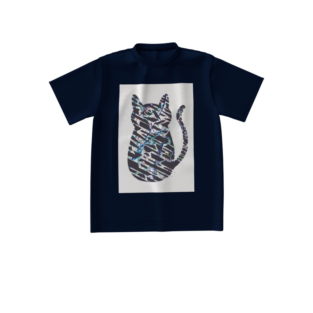 「おしゃべりな猫」ビッグシルエットTシャツ