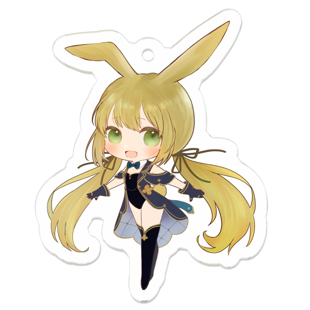 兎月ましろデフォルメアクリルキーホルダーVar1.01